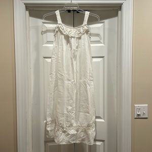 Strasburg white beach dress size 14